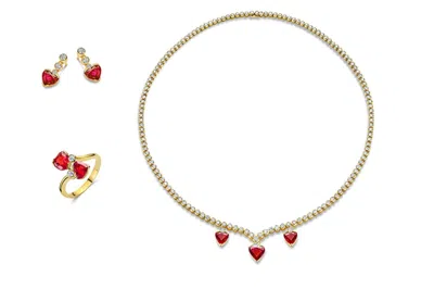 Pre-owned Adler Set  Genève Necklace, Earrings, Ring, Estate To His Majesty Qaboos Bin Said In Multi