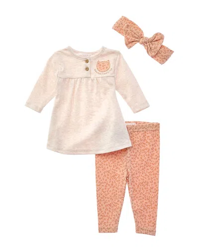Adley & Hudson Kids' 3pc Tunic & Legging Set In Multi