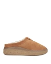 Adno Man Mules & Clogs Camel Size 7.5 Leather In Beige
