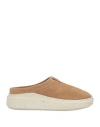 Adno Man Mules & Clogs Camel Size 7.5 Leather In Beige