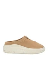 Adno Woman Mules & Clogs Camel Size 6 Leather In Beige
