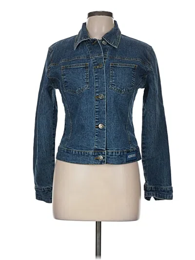 Pre-owned Adolfo Denim Jacket In Blue