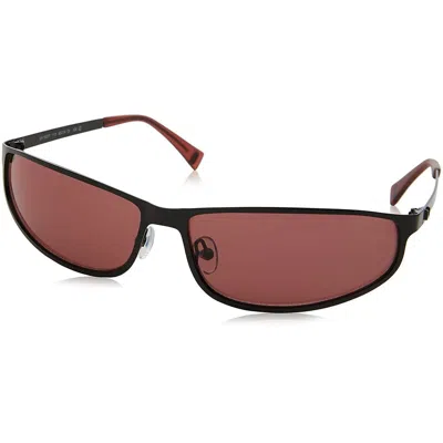 Adolfo Dominguez Black Metal Sunglasses In Gold