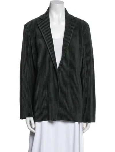 Pre-owned Adolfo Dominguez Blazer In Green
