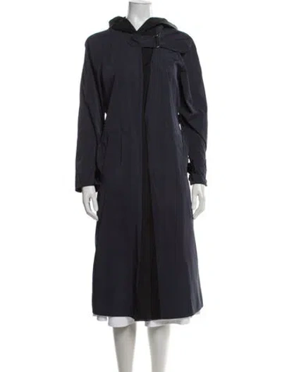 Pre-owned Adolfo Dominguez Coat In Blue