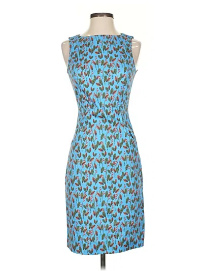 Pre-owned Adolfo Dominguez Cocktail Dress In Blue