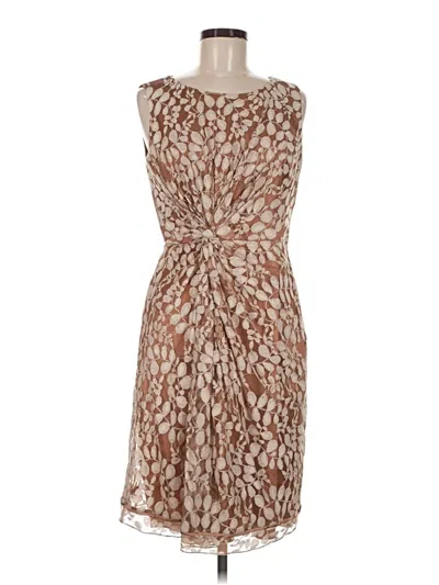 Pre-owned Adolfo Dominguez Cocktail Dress In Brown