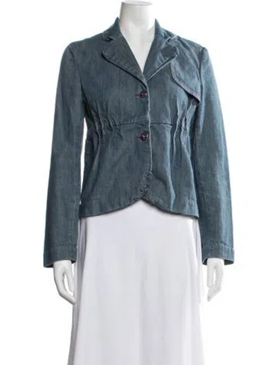 Pre-owned Adolfo Dominguez Denim Jacket In Blue