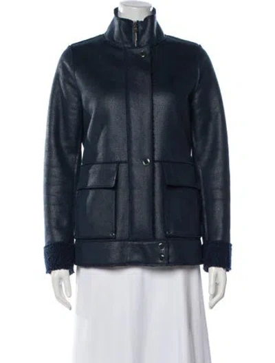 Pre-owned Adolfo Dominguez Jacket In Blue