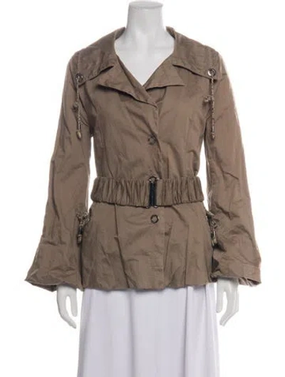 Pre-owned Adolfo Dominguez Jacket In Brown