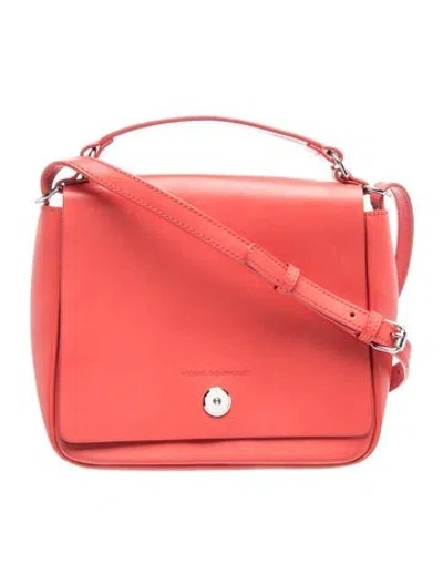 Pre-owned Adolfo Dominguez Leather Shoulder Bag In Red