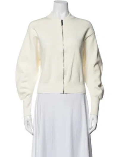 Pre-owned Adolfo Dominguez Open Front Sweater In Neutrals