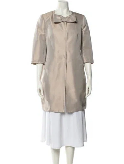 Pre-owned Adolfo Dominguez Trench Coat In Neutrals