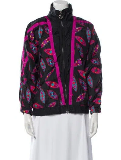 Pre-owned Adolfo Printed Jacket In Multi