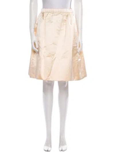 Pre-owned Adolfo Vintage Knee-length Skirt In Neutral