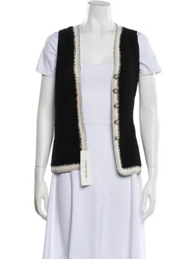 Pre-owned Adolfo Vintage Open Front Sweater In Multi