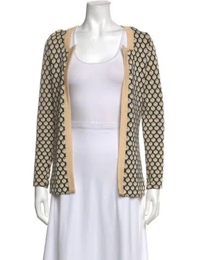 Pre-owned Adolfo Vintage Patterned Sweater In Neutrals