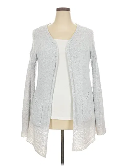 Pre-owned Adora Cardigan Sweater In Gray