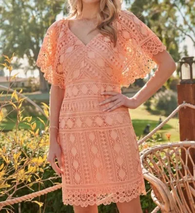 Adora Perfectly Peach Dress