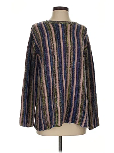 Pre-owned Adora Pullover Sweater In Blue