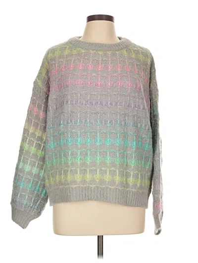 Pre-owned Adora Pullover Sweater In Gray