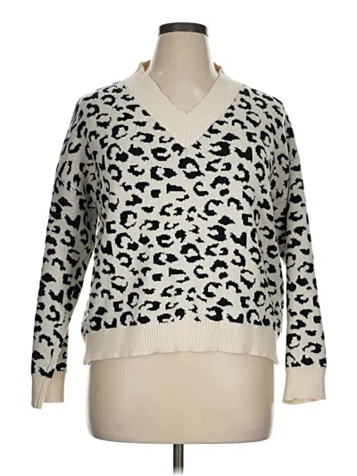 Pre-owned Adora Pullover Sweater In Ivory