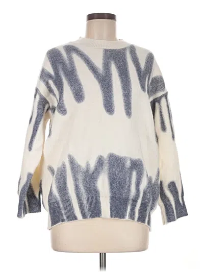 Pre-owned Adora Pullover Sweater In Ivory