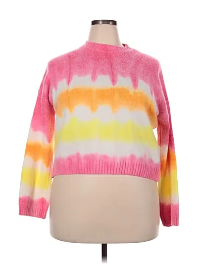 Pre-owned Adora Pullover Sweater In Pink