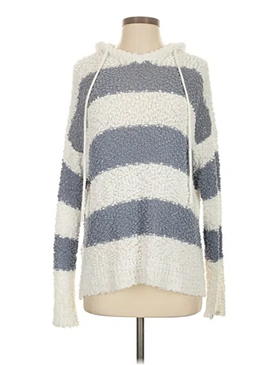 Pre-owned Adora Pullover Sweater In Silver