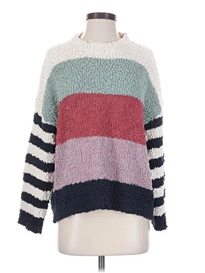 Pre-owned Adora Pullover Sweater In White