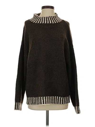 Pre-owned Adora Turtleneck Sweater In Brown