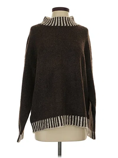 Pre-owned Adora Turtleneck Sweater In Brown