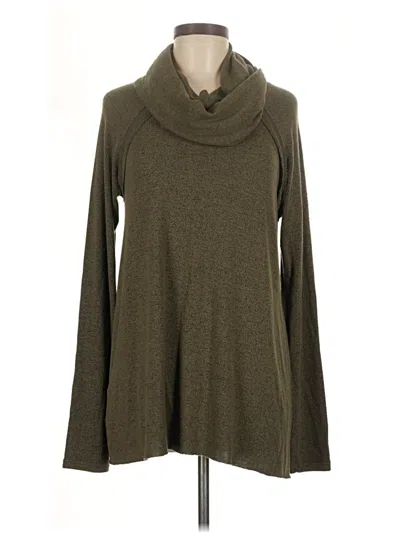 Pre-owned Adora Turtleneck Sweater In Green