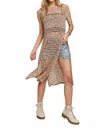 Adora Wild Thread Tunic Top In Rainbow In Multi