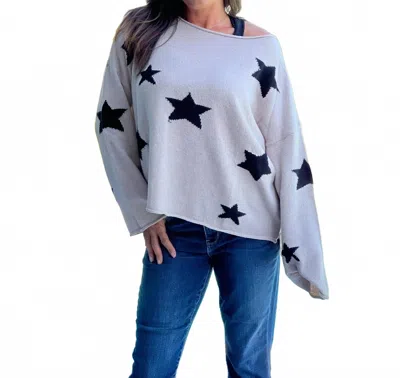 Adora Wish Me Well Sweater In Light Mocha In Multi