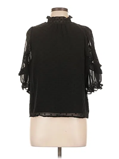 Pre-owned Adore Me 3/4 Sleeve Blouse In Black