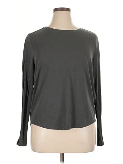 Pre-owned Adore Me 3/4 Sleeve T-shirt In Gray