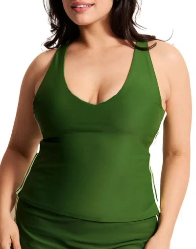 Adore Me Ace Support Tank In Green