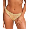 Adore Me Akari Thong Panties In Ditsy Yellow