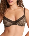 Adore Me Akari Unlined Demi Bra In Brown