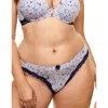 Adore Me Alexis Thong Panties In Novelty Purple
