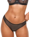 Adore Me Alyshia Thong Panties In Novelty Grey