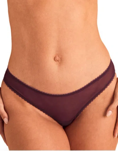 Adore Me Alyshia Thong Panties In Purple