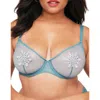 Adore Me Alyshia Unlined Demi Bra In Light Blue