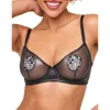 Adore Me Alyshia Unlined Demi Bra In Novelty Grey