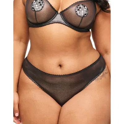 Adore Me Alyshia Unlined Demi Bra In Novelty Grey