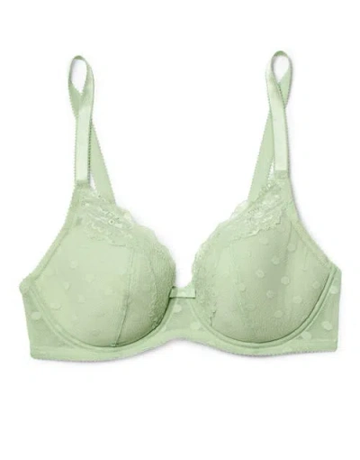 Adore Me Amalee Contour Full Coverage Bra In Green