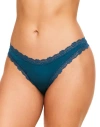 Adore Me Amara Thong Panties In Dark Green