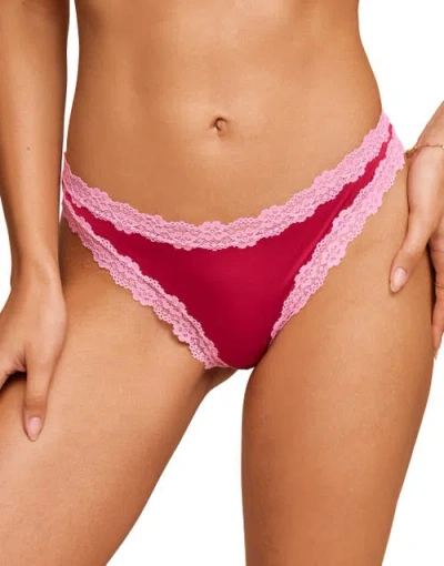 Adore Me Amara Thong Panties In Dark Red