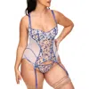 Adore Me Amaris G-string Panties In Floral Blue